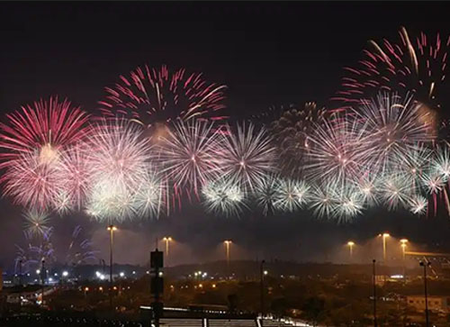 剑川县焰火晚会